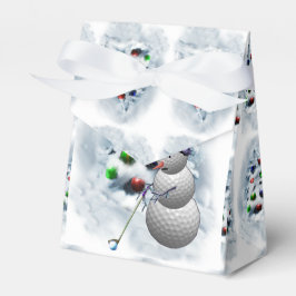 Golf Boll Snögubbe jul Presentaskar