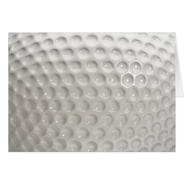Golf Boll Sport Blank Inside Hälsningskort (Framsidan Horizontal)