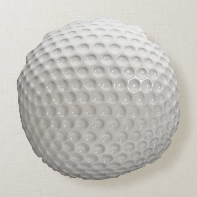 Golf Boll Sport Rund Kudde (Baksidan)