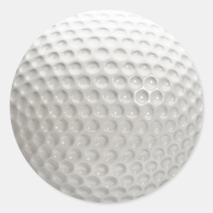 Golf Boll Sport Runt Klistermärke