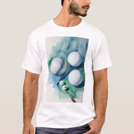 Golf Boll Stänk T Shirt