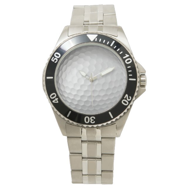 Golf Boll Struktur Armbandsur (Framsida)