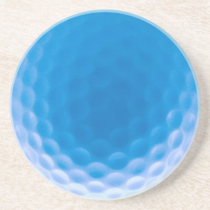 Golf Boll Struktur Dimples Arktiska blått Underlägg Sandsten
