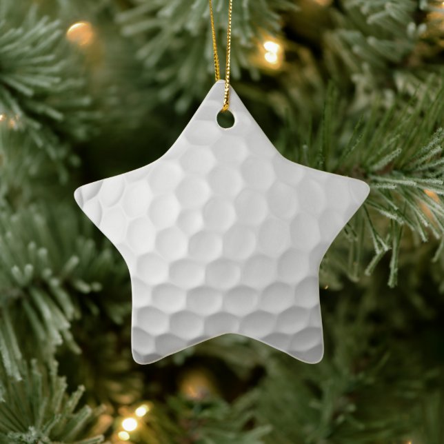 Golf Boll Struktur Julgransprydnad Keramik (Träd)