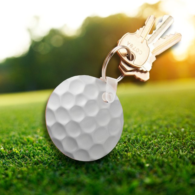 Golf Boll Struktur Nyckelring (Skapare uppladdad)
