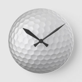 Golf Boll Struktur Rund Klocka