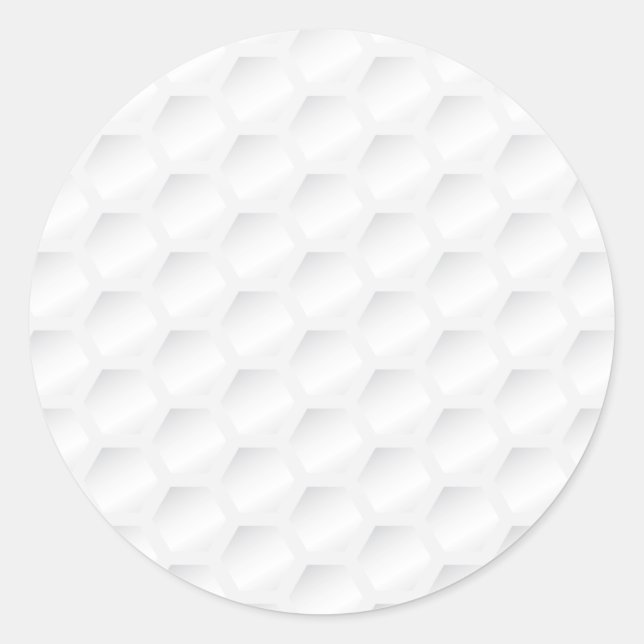 Golf boll struktur runt klistermärke (Framsida)