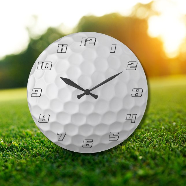 Golf Boll Struktur Stor Klocka (Skapare uppladdad)