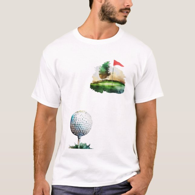 golf boll t shirt (Framsida)