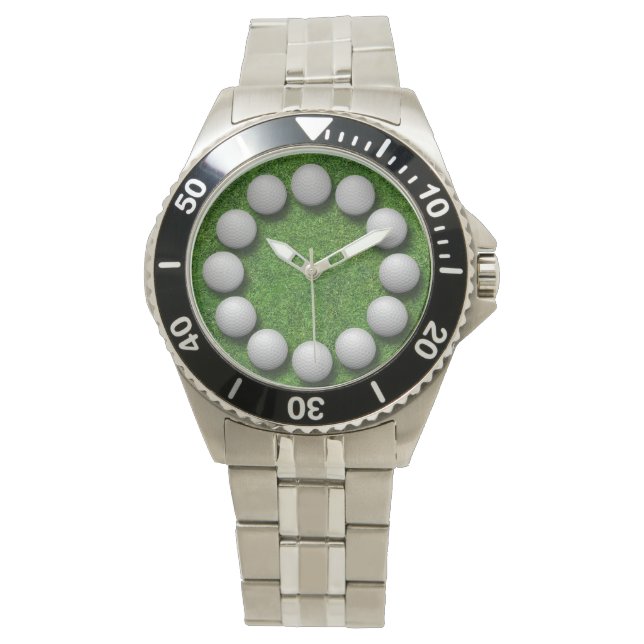 Golf Boll Time Armbandsur (Framsida)