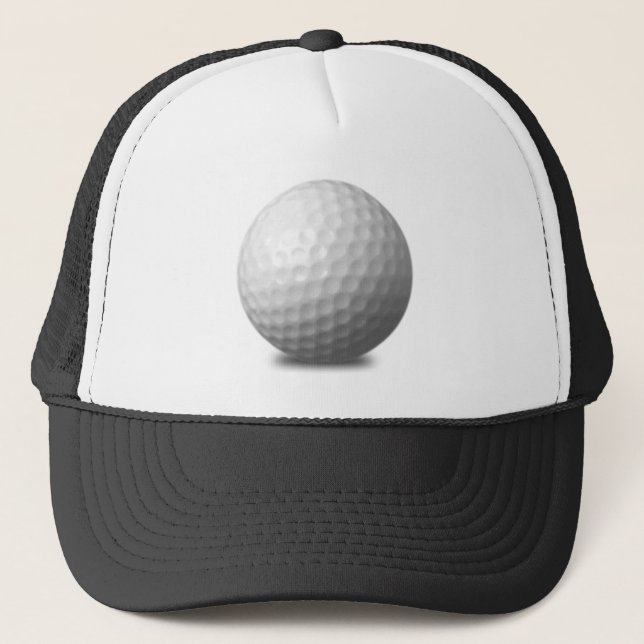 GOLF BOLL VECTOR ICON GRAPHICS grönts WHITE SPORE Keps (Framsida)