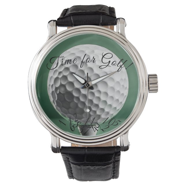 Golf Boll Watch Armbandsur (Framsida)