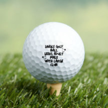 Golf Boll Winking Golfer Gift Funny
