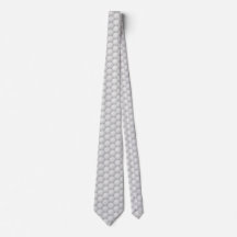 Golf Bollar Abstract Design Necktie