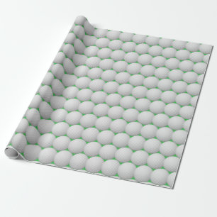 Golf Bollar Abstract Design Wrapping Papper Roll Presentpapper
