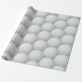 Golf Bollar Abstract Design Wrapping Papper Roll Presentpapper