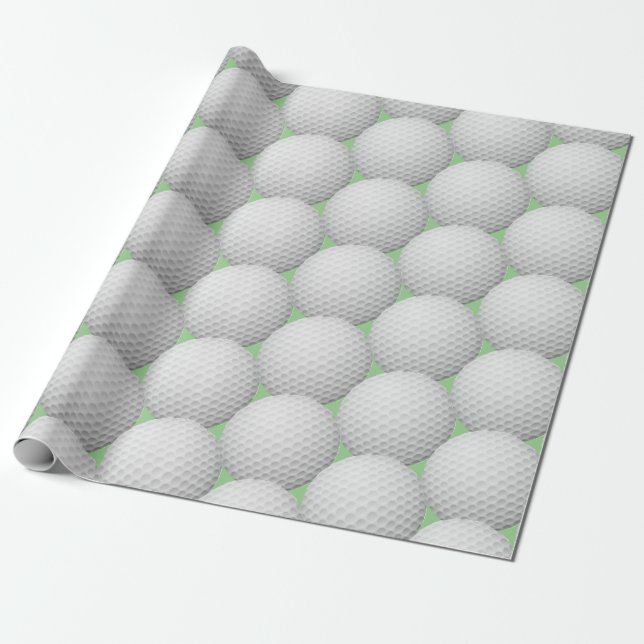 Golf Bollar Abstract Design Wrapping Papper Roll Presentpapper (Utrullad)