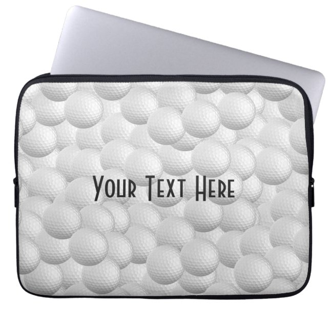 Golf Bollar anpassningsbar laptop sleeve (Framsidan)