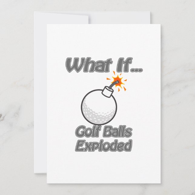 Golf Bollar exploderad (Framsida)