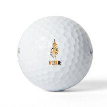 Golf-Bollar för branddesign