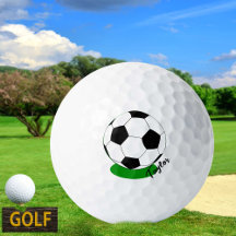 Golf Bollar för fotboll för fotboll, fläkt monogra