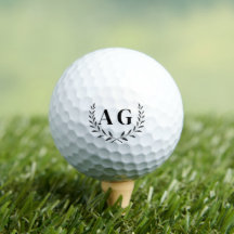 Golf Bollar med Anpassningsbar Monogram Initialer