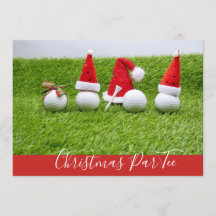 Golf-bollar med jultomte