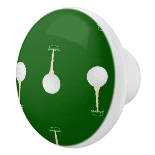 Golf bollar mönster på grönt knopp