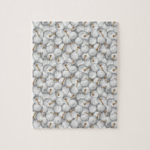 Golf Bollar och Tees Jigszle Puzzle