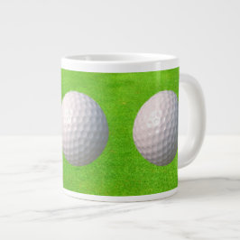 Golf Bollar på Grönt Golfer Jumbo Mugg
