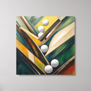 Golf Bollar Painting - Canvas Art-utskrift