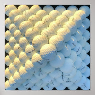 Golf Bollar Poster