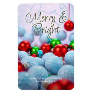 Golf Bollar & Shiny Ornaments Magnet