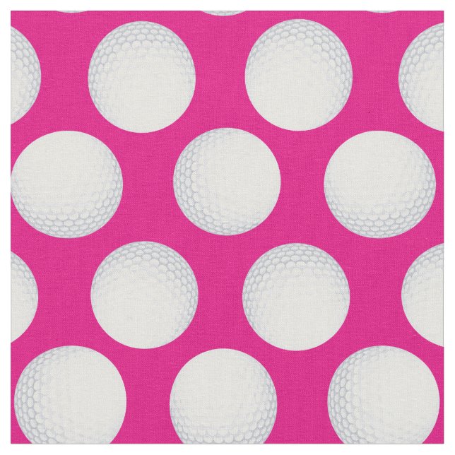 Golf Bollar Sports Golfing Rosa Girls Tyg (Närbild)