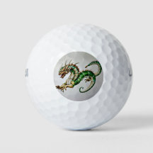 Golf Bollar- "Watercolor Dragon Majesty