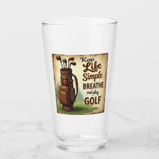 Golf Breathe och Play Golf Glaskopp