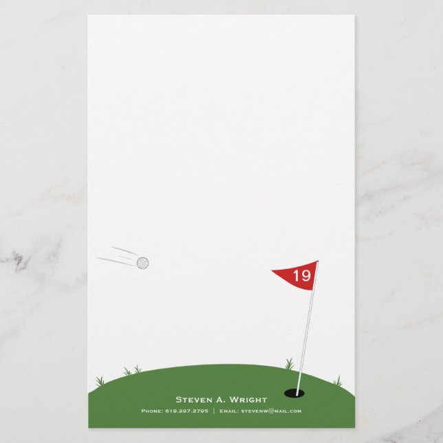 Golf Brevpapper (Framsida)