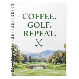 Golf Brevpappersamling | Premium Watercolor  Anteckningsbok