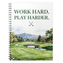 Golf Brevpappersamling | Premium Watercolor  Anteckningsbok