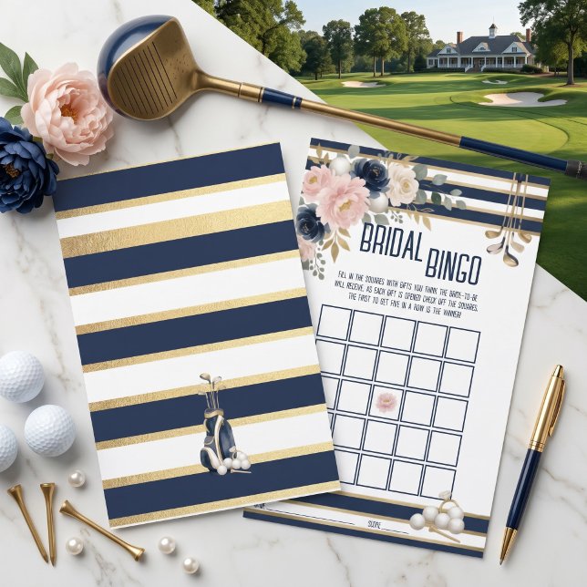 Golf Bröllop Bingo Sängkammarlekar Brudspelslek Na (Skapare uppladdad)