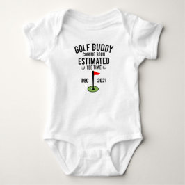 Golf Buddy Coming snart Gravid Meddelande T Shirt