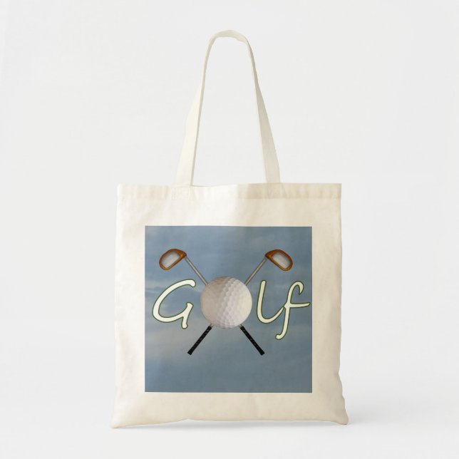 Golf Budget Tote Bag Tygkasse (Framsidan)
