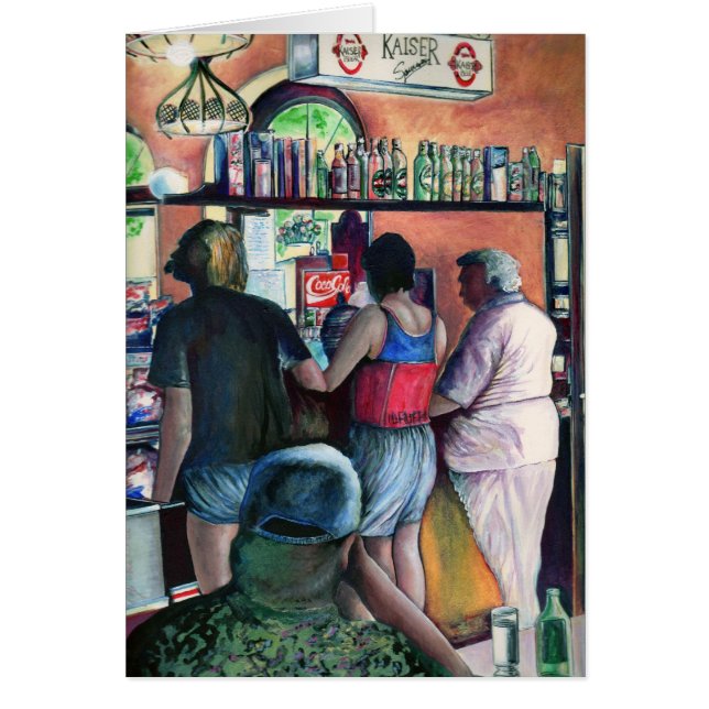 Golf Bufe, Budapest Hälsningskort (Framsidan)