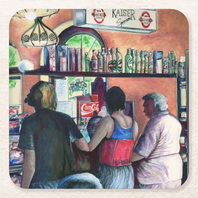 Golf Bufe, Budapest Underlägg Papper Kvadrat (Framsidan)