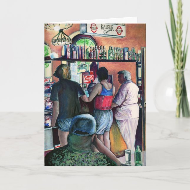 Golf Bufe Budapest Ungern Greeting Card Kort (Framsida)