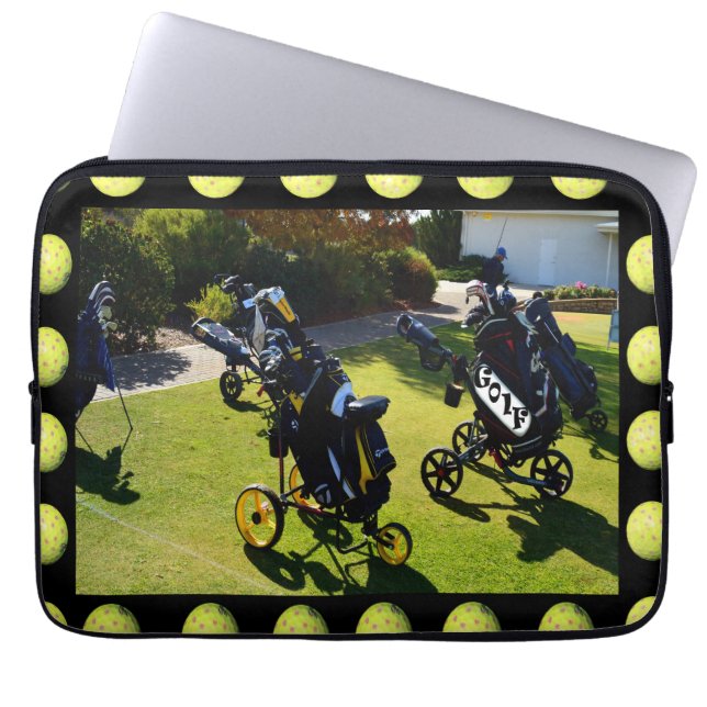 Golf Buggies Redo for Golf Laptop Fodral (Framsidan)