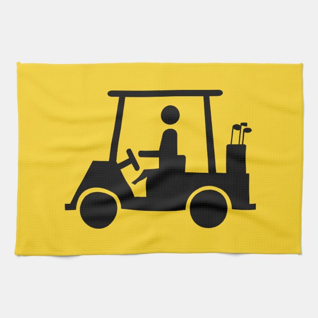 Golf Buggy Kökshandduk (Horisontell)