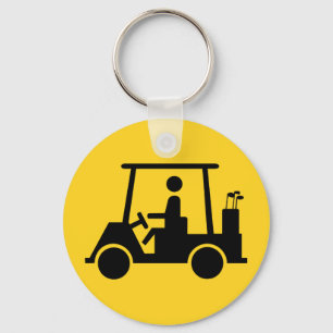 Golf Buggy Nyckelring