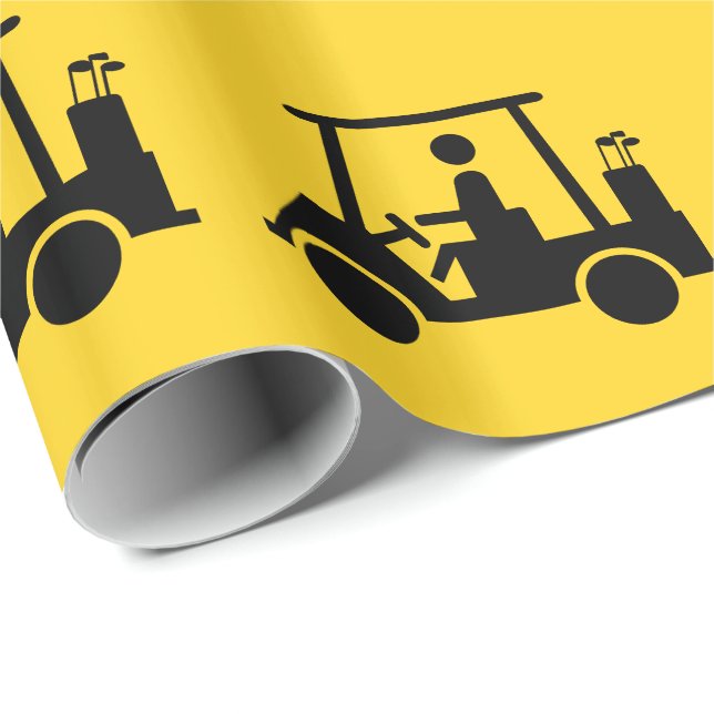 Golf Buggy Presentpapper (Rullad Hörn)