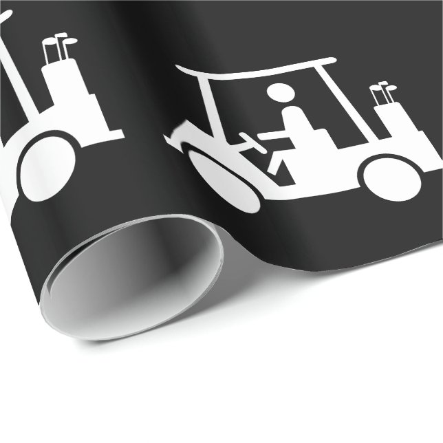 Golf Buggy Presentpapper (Rullad Hörn)